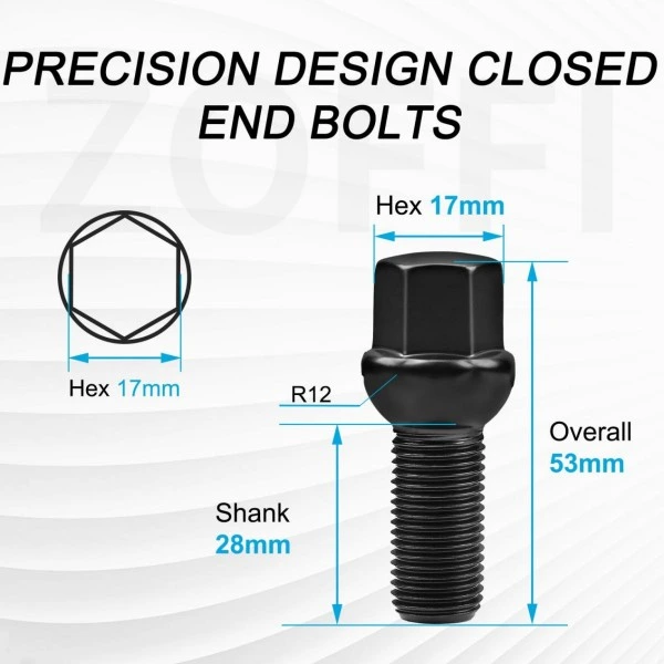 PRECISION DESIGN CLOSEDEND BOLTS